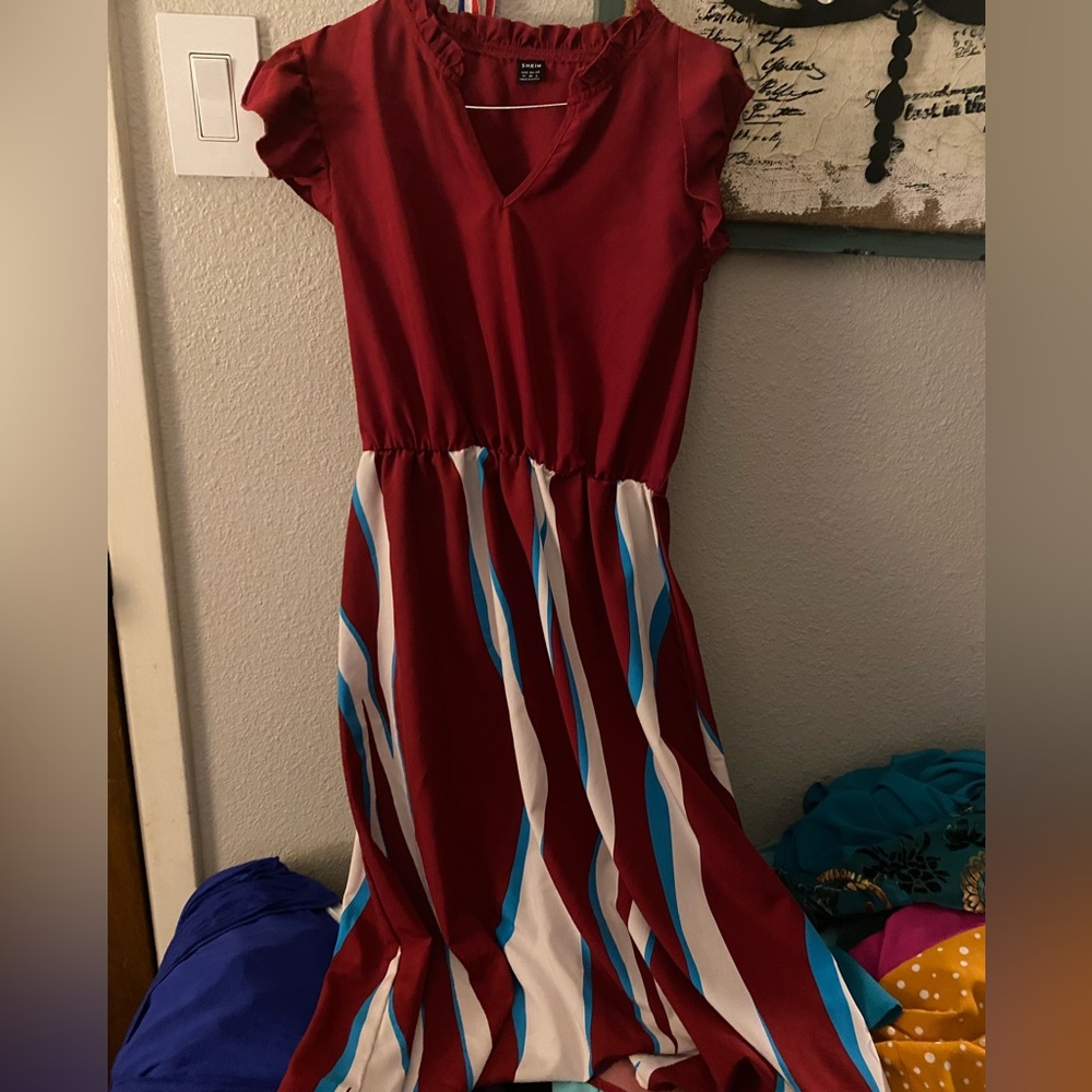 Red dress